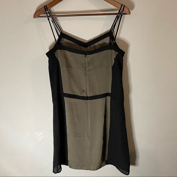 Banana Republic BR Black Colour Block Mini Dress or Top Size 4 - Picture 8 of 13